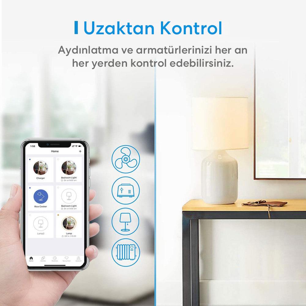 Meross Akıllı Priz Tekli MSS210