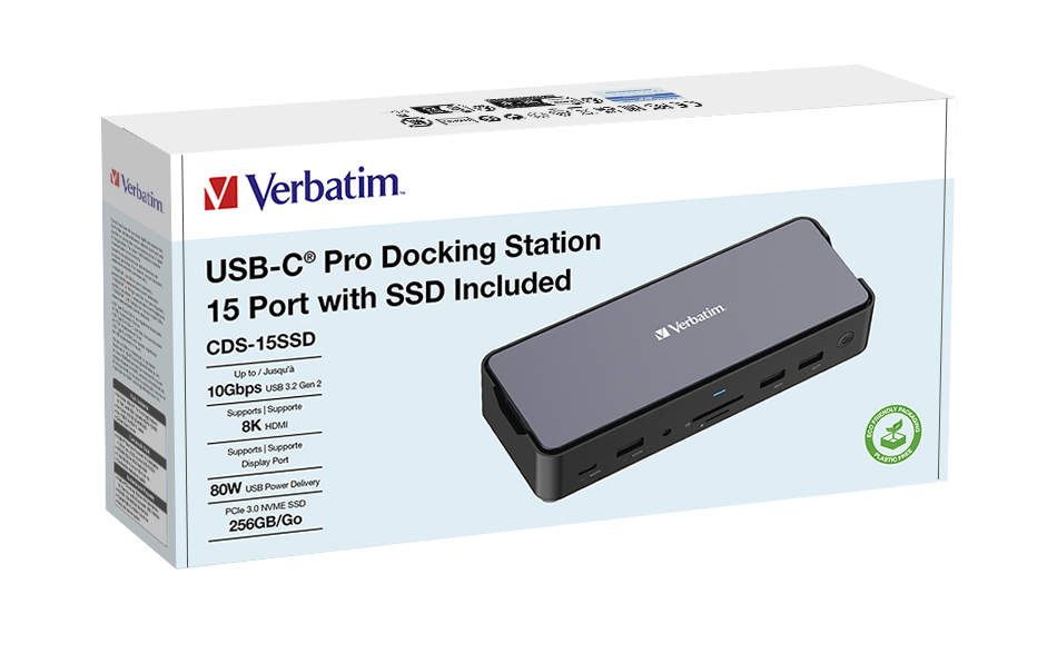 32174-891 USB-C PRO DOCKING STATION 15 PORT WITH SSD INCLUDED CDS-15SSD