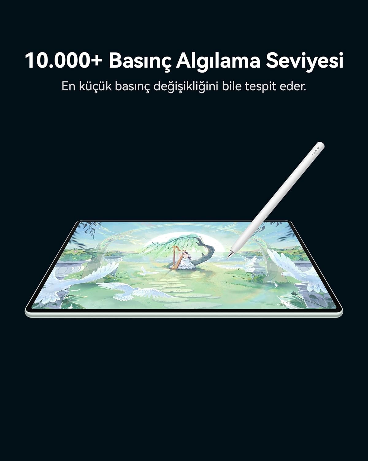 Huawei M-Pencil Pro Tablet Kalemi, Beyaz