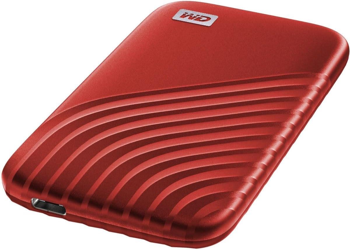 WD My Passport 2TB 1050MB/-1000MB/s USB 3.2 Gen 2 Taşınabilir SSD Kırmızı