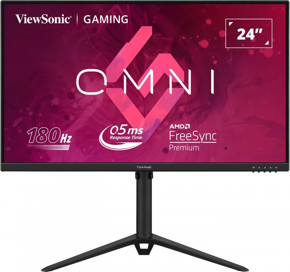 VIEWSONIC VX2428J 23.8 0.5MS 180HZ IPS FHD HDMI DP 3KENAR CERCEVESIZ FREESYNC PREMIUM YUKSEKLIK AYARLI GAMING MONITOR