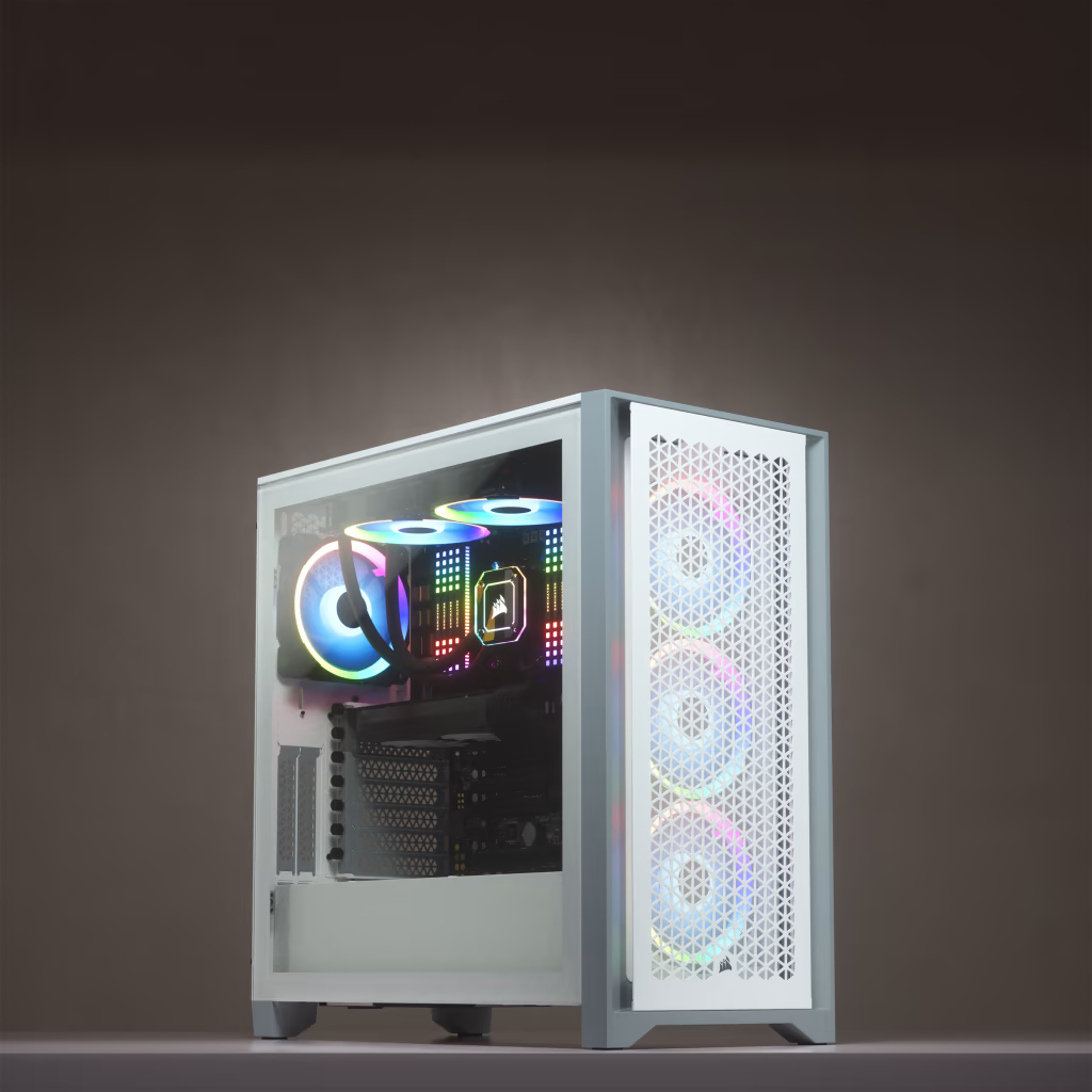 Corsair BKC-1201 4000D Airflow Tempered Glass Mid-Tower Bilgisayar Kasa Beyaz CC-9011201-WW 
