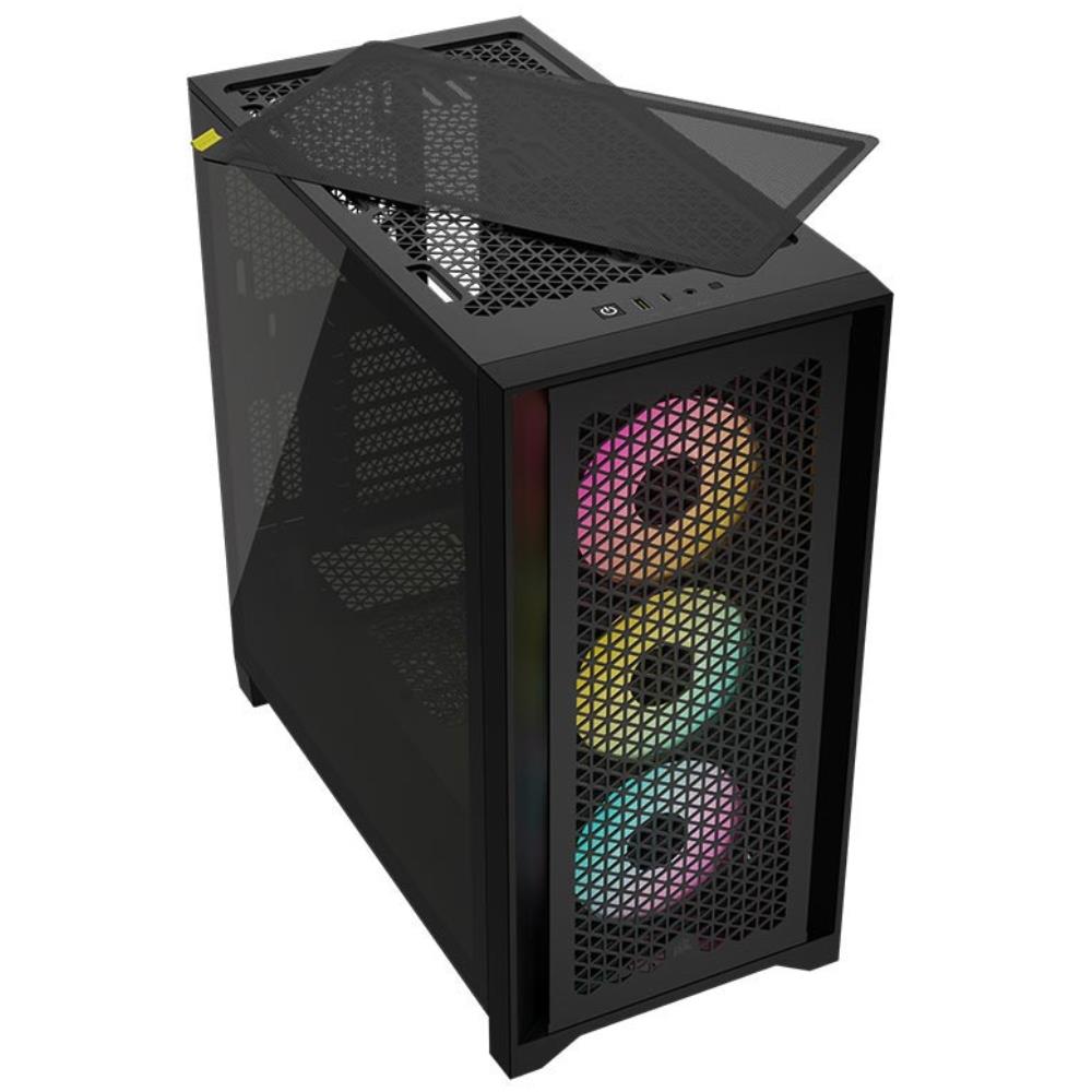 Corsair iCUE 4000D RGB AIRFLOW RM850E 850W 80+ GOLD ATX 3.0 Tempered Glass ATX Mid Tower Kasa Siyah CC-9020151-EU