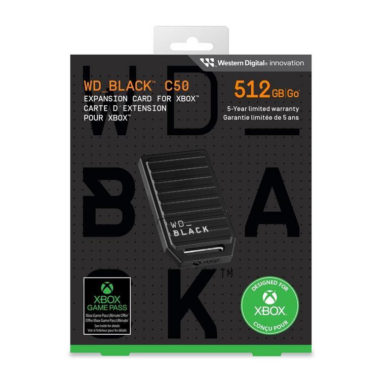 WD Black C50 Xbox için Depolama Genişletme Kartı 512GB - WDBMPH5120ANC-WCSN