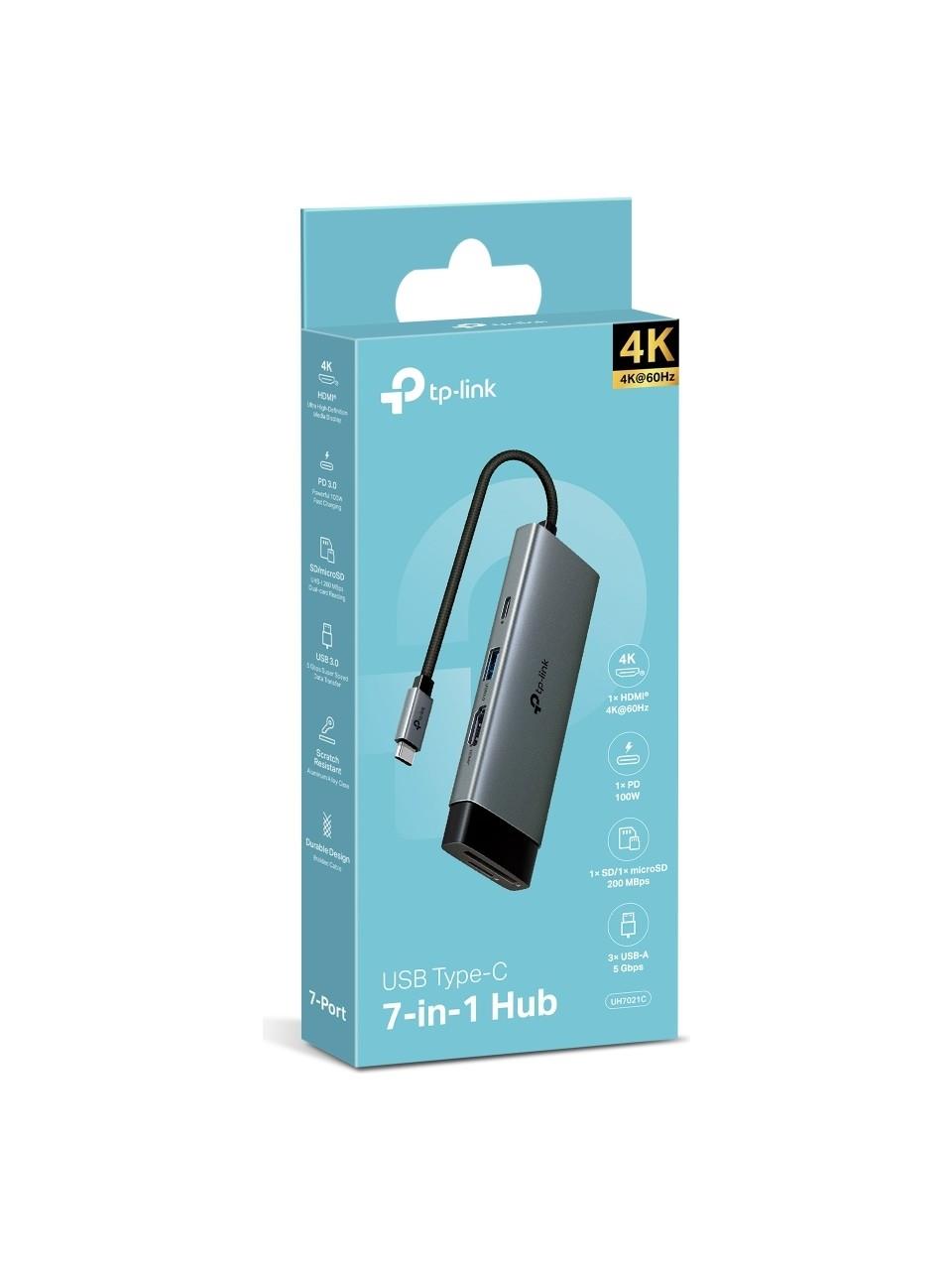Tp-Link UH7021C | Usb-C 7'si 1 Arada Hub