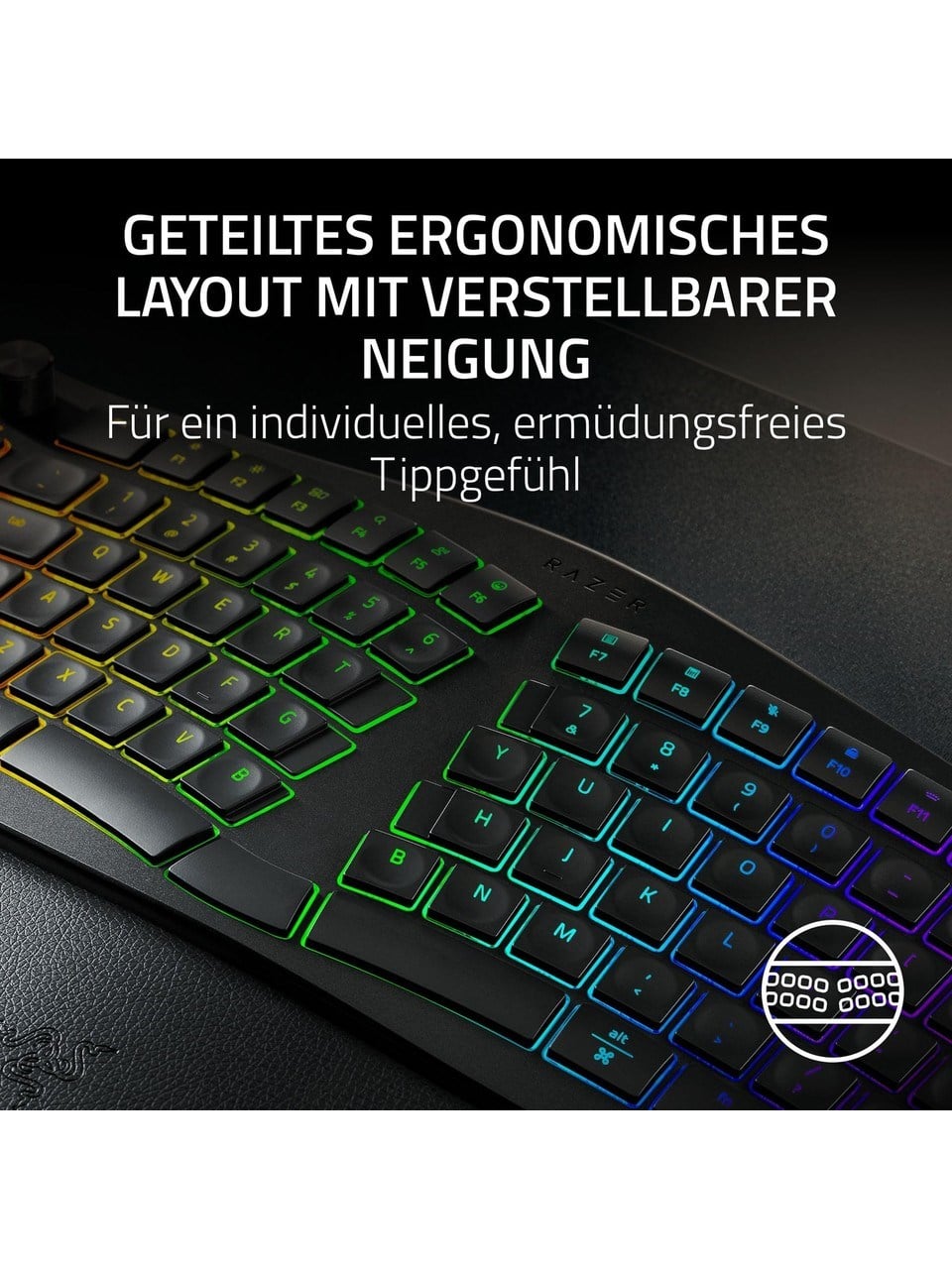 RAZER PRO TYPE ERGO KBS KLAVYE US RZ03-05440100-R3M1