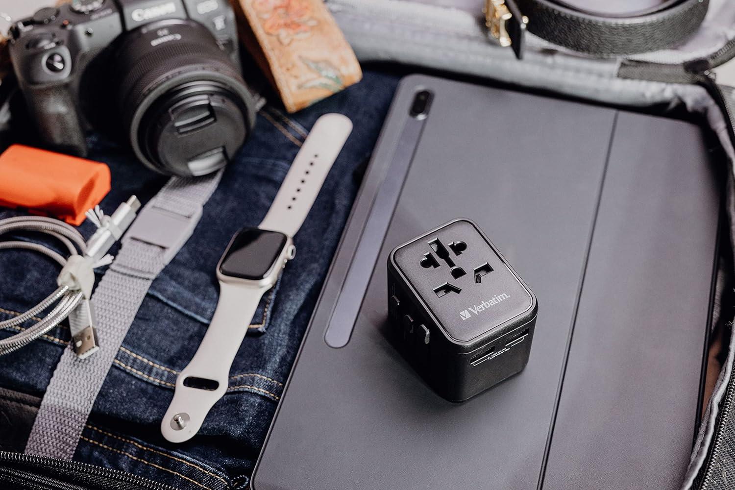 Verbatim 49543 UTA-01 Evrensel Seyahat Adaptörü - 2x USB-A Port