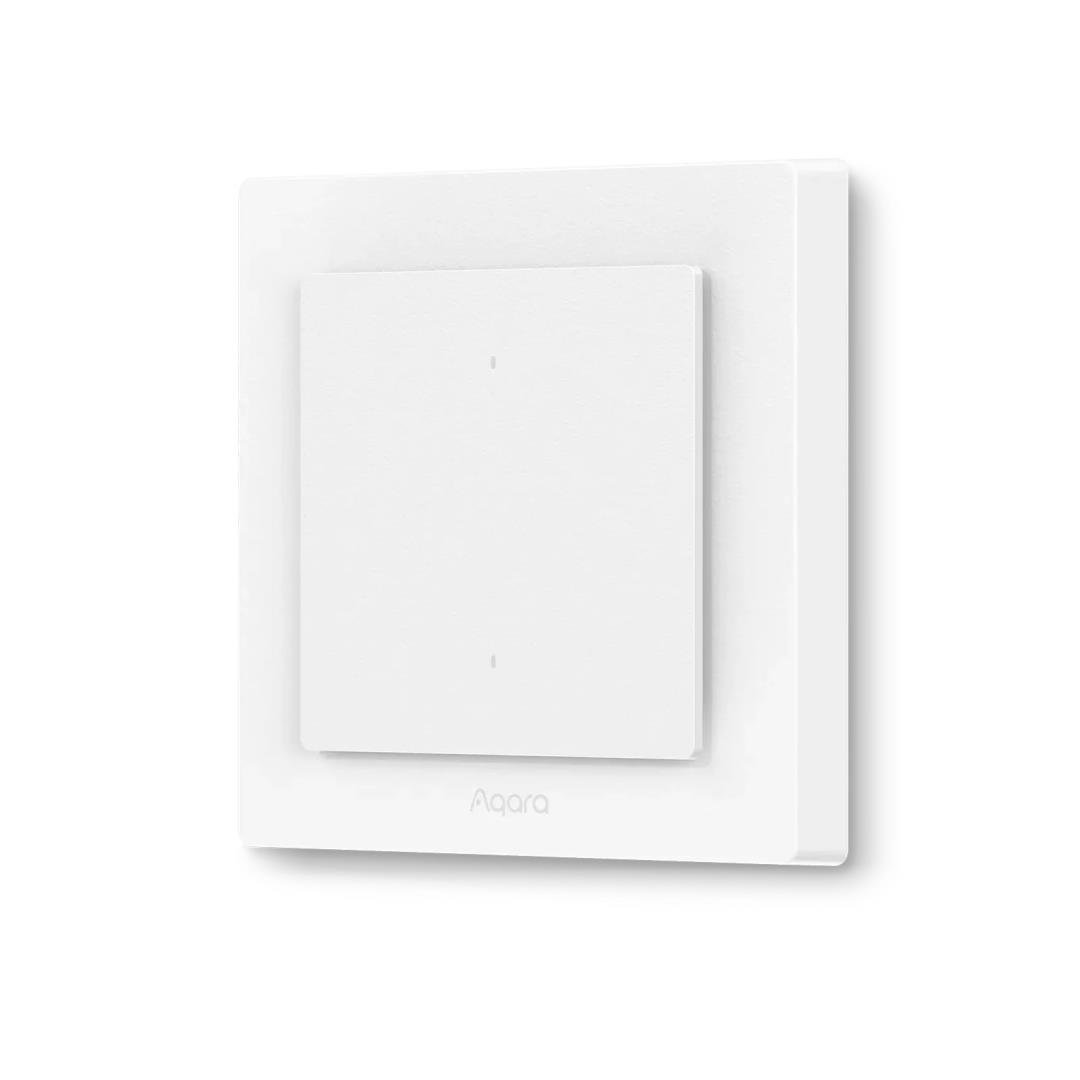 Aqara Akıllı Işık Anahtarı H2 2 Tuş-1 Kanal WS-K07D (Apple Home Destekli)