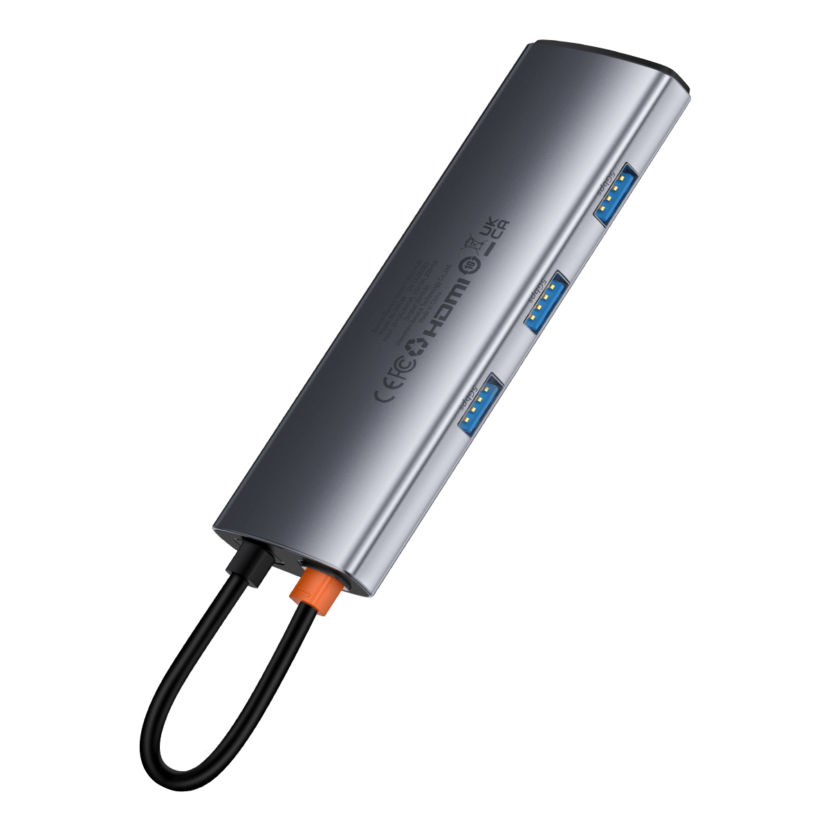 Baseus StarJoy 7 in 1 Multifonksiyonel Hub Adaptör-Uzay Gri