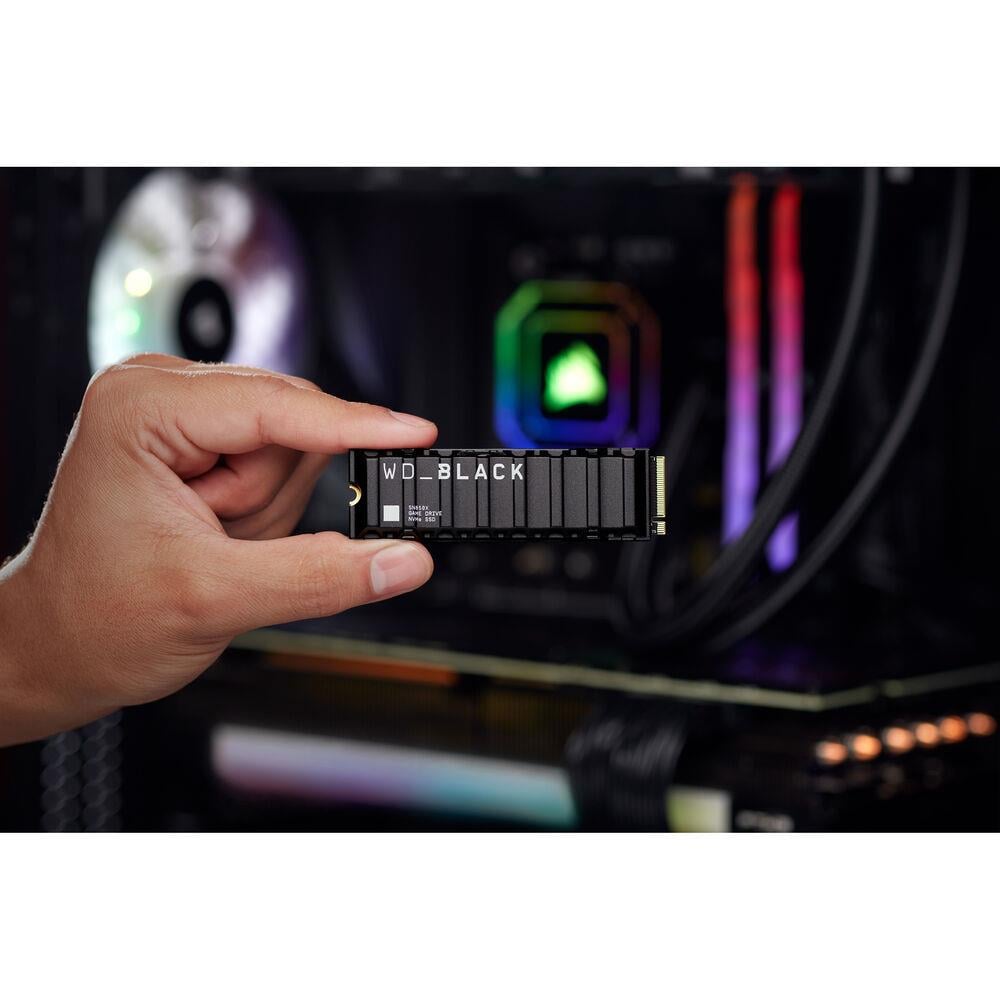 WD Black 4TB SN850X 7300MB/s-6600 MB/s (Pc-Ps5 Uyumlu) Gaming Internal NVMe PCIe 4.0 SSD Soğutuculu WDBB9H0040BNC-WRSN