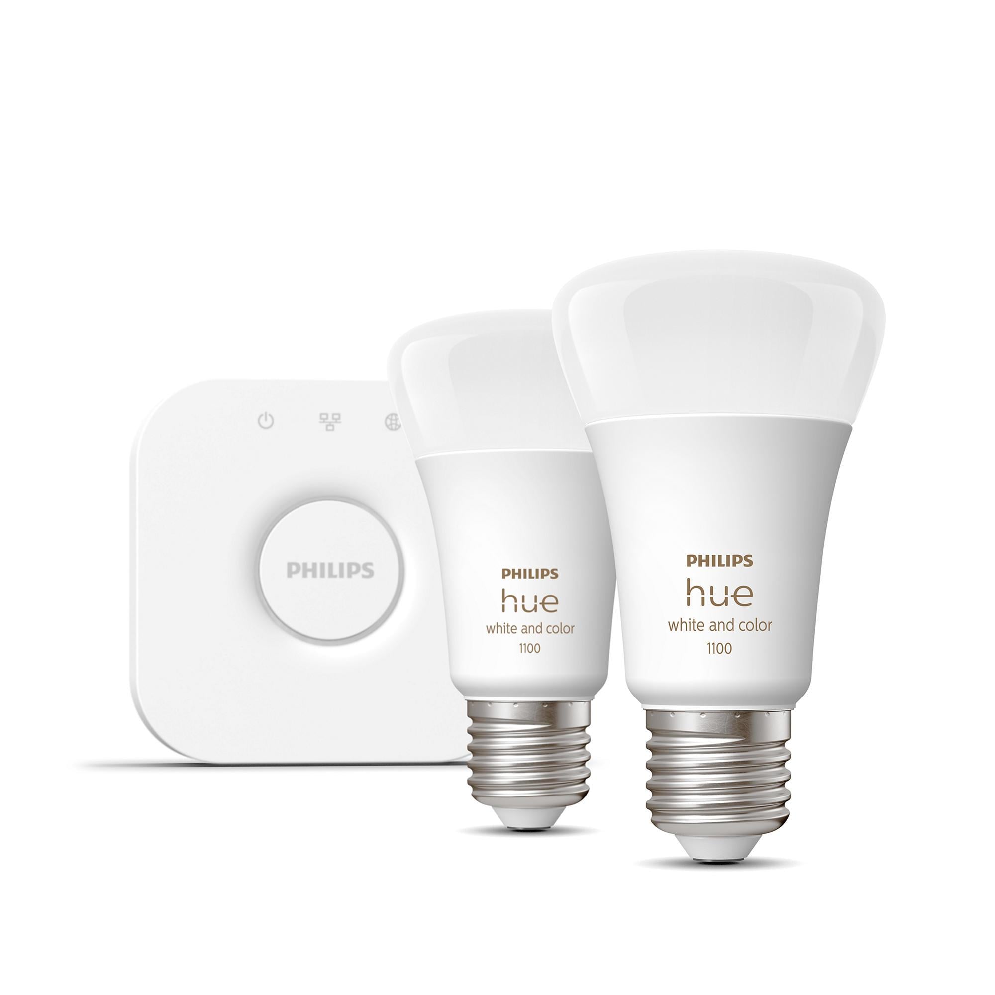 Philips HueWCA 9W E27 Renkli Akıllı Ampul 2'li Başlangıç Seti