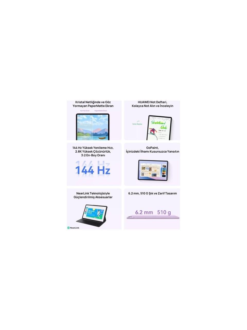 Huawei Matepad 11.5S Papermatte Edition 8GB 256GB Gri + Klavye