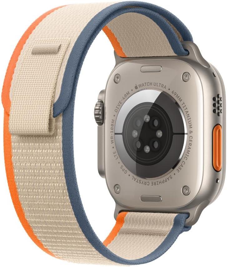 Apple Watch Ultra 49MM Trail Loop Turuncu/Bej - S/M