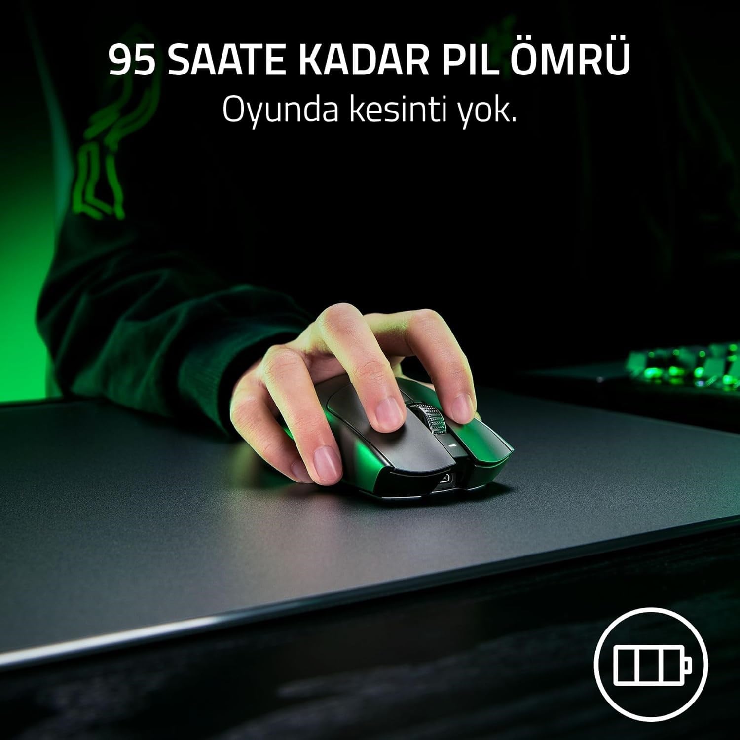 RAZER VIPER V3 PRO SE KBS. MOUSE SIYAH  -RZ01-04550100-R3G1