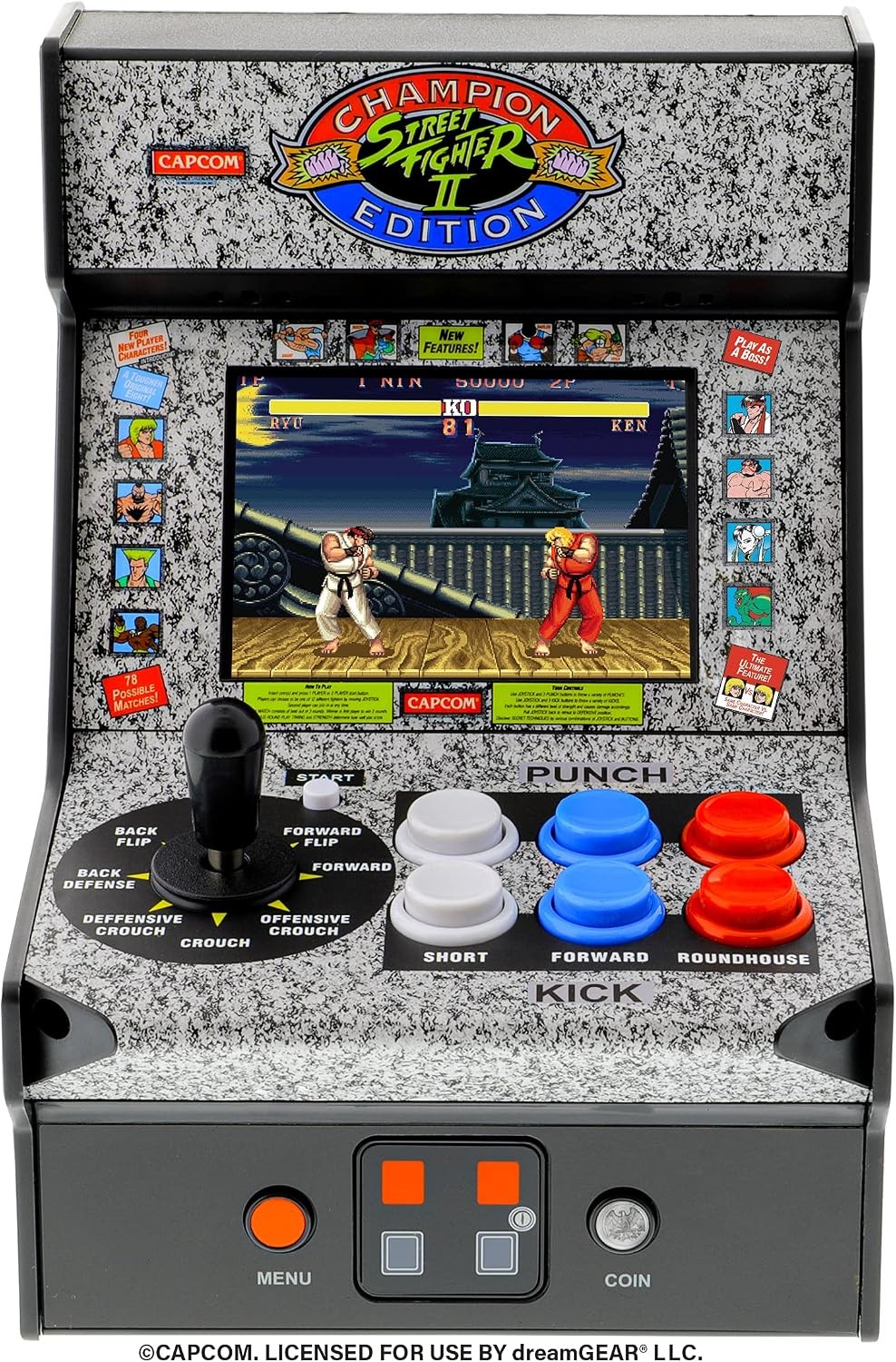 My Arcade Street Fighter Iı Mini Arcade Makinesi