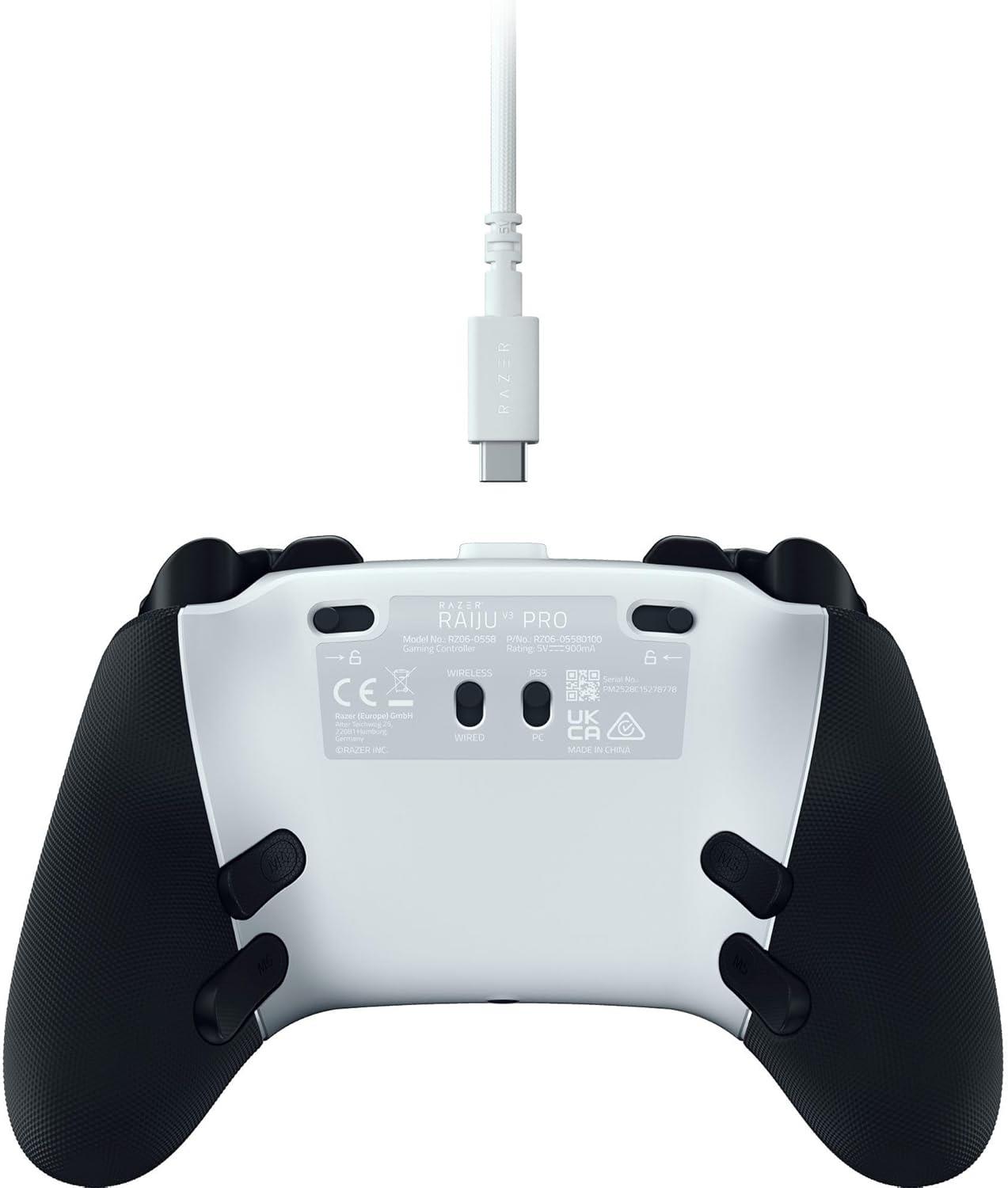 Raiju V3 Pro for PS5 & PC - White RZ06-05580200-R3G1