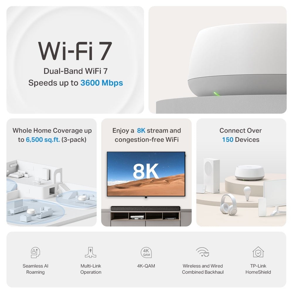 TP-Link Deco BE22 3600 Mbps 2'li Router