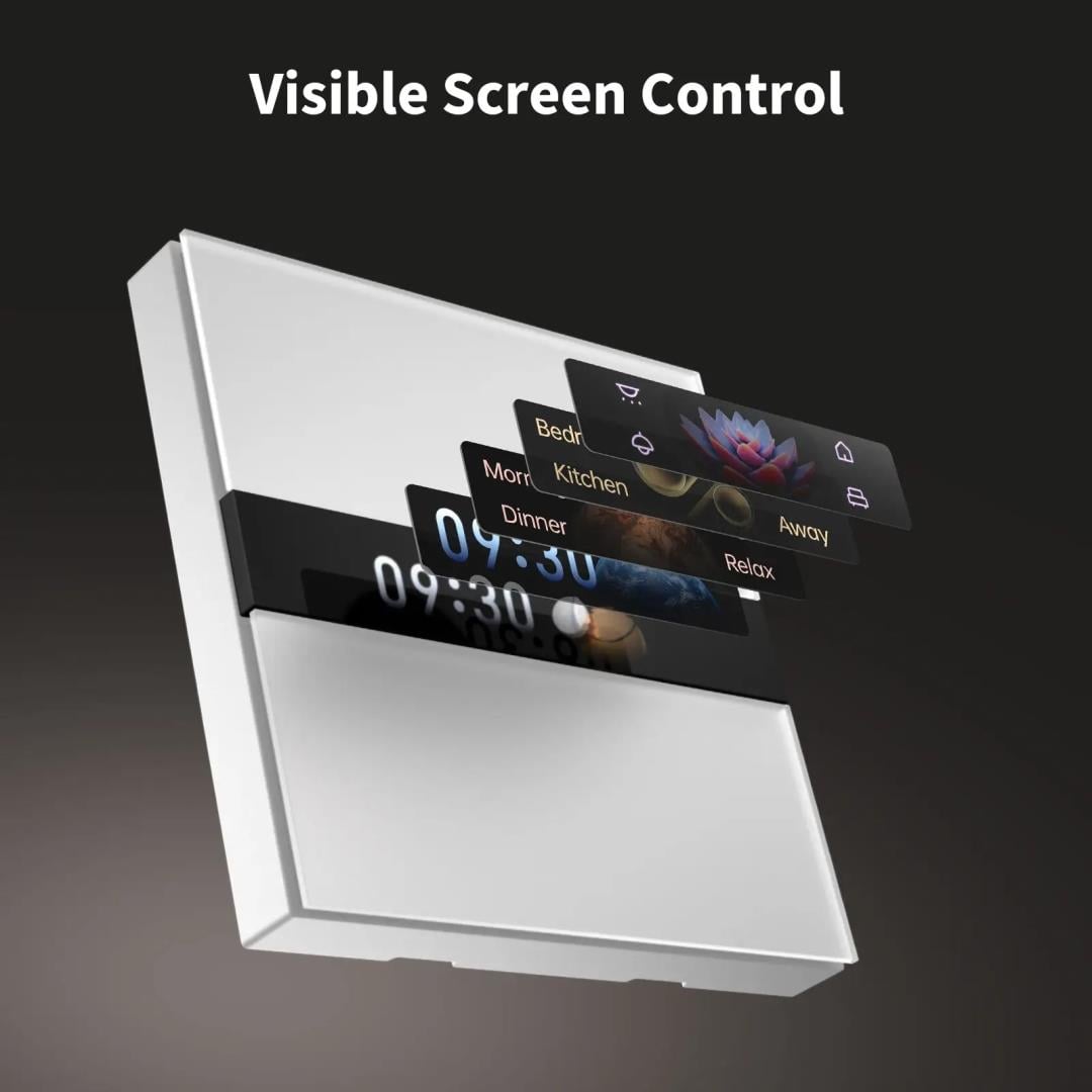 Aqara Ekranlı Kontrol Anahtarı V1 WS-K02D (Apple Home Destekli)