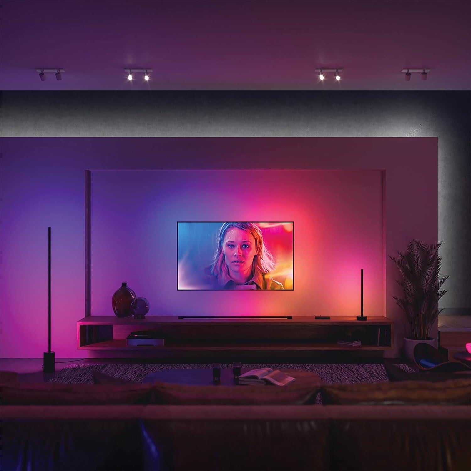 Philips Hue Gradient Signe Akıllı Led Masa Lambası, Siyah 915005987001