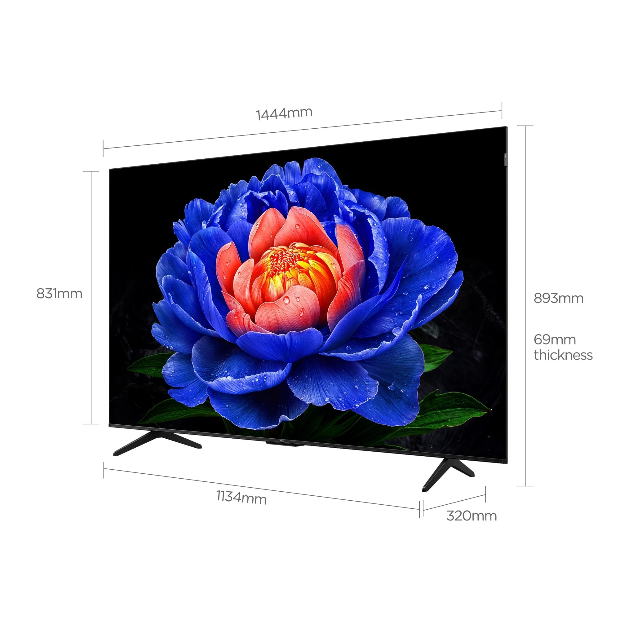 TCL 65T6D 65INC QLED GOOGLE TV