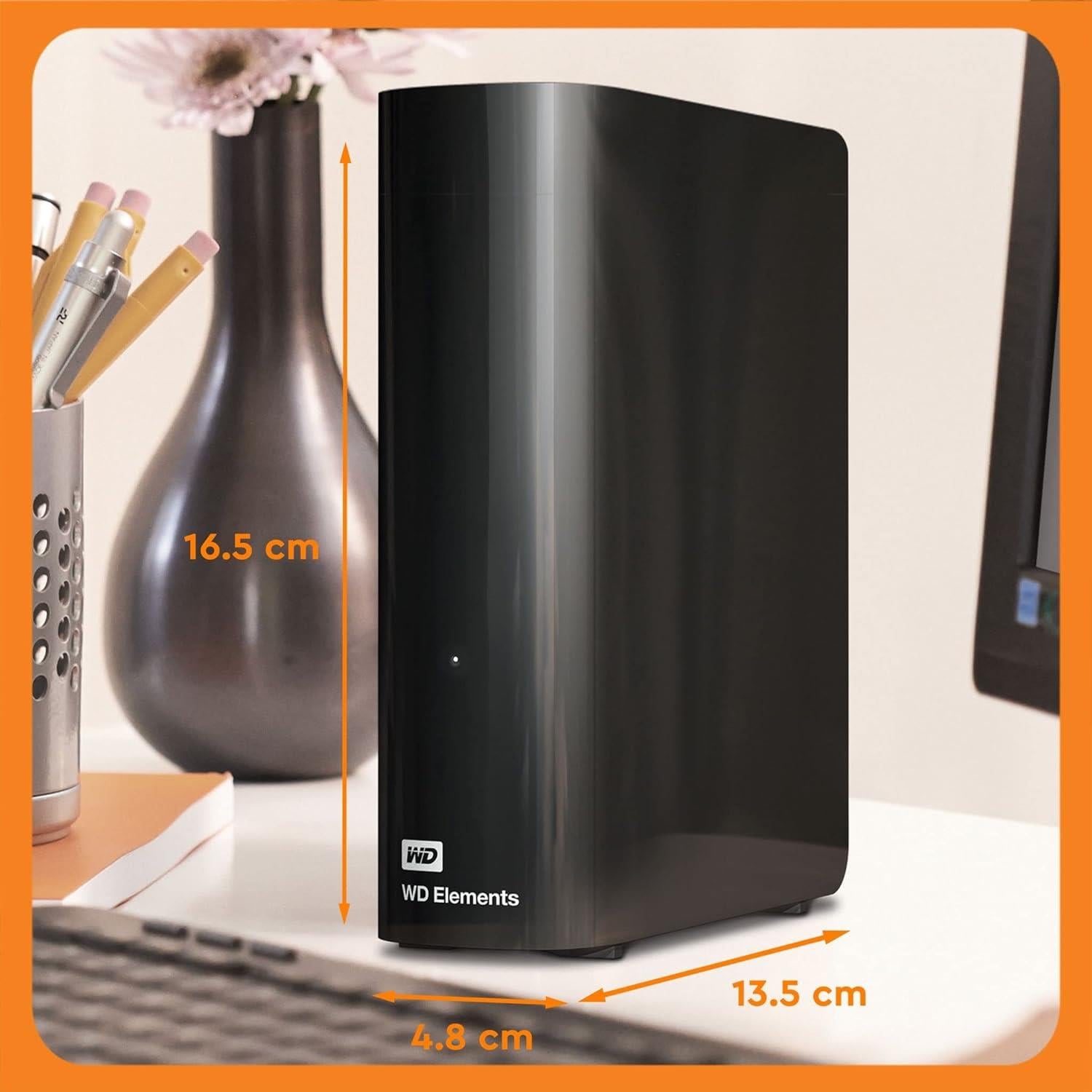 WD Elements Desktop 6TB 3,5 inc USB 3.0 Harici Disk WDBWLG0060HBK-EESN