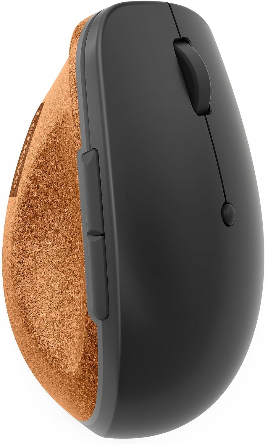 Lenovo Go Kablosuz Dikey Ergonomik Mouse - Fırtına Gri