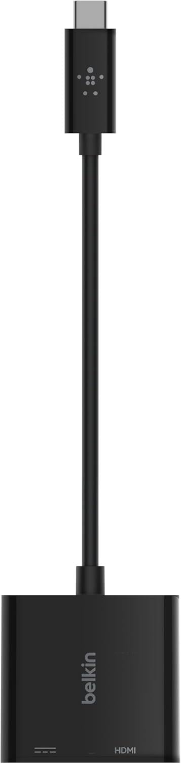 Belkin USB-C-HDMI AVC002btBK, 4K UHD Bağlı Cihazlar için 60 W, Macbook Pro HDMI Adaptörü