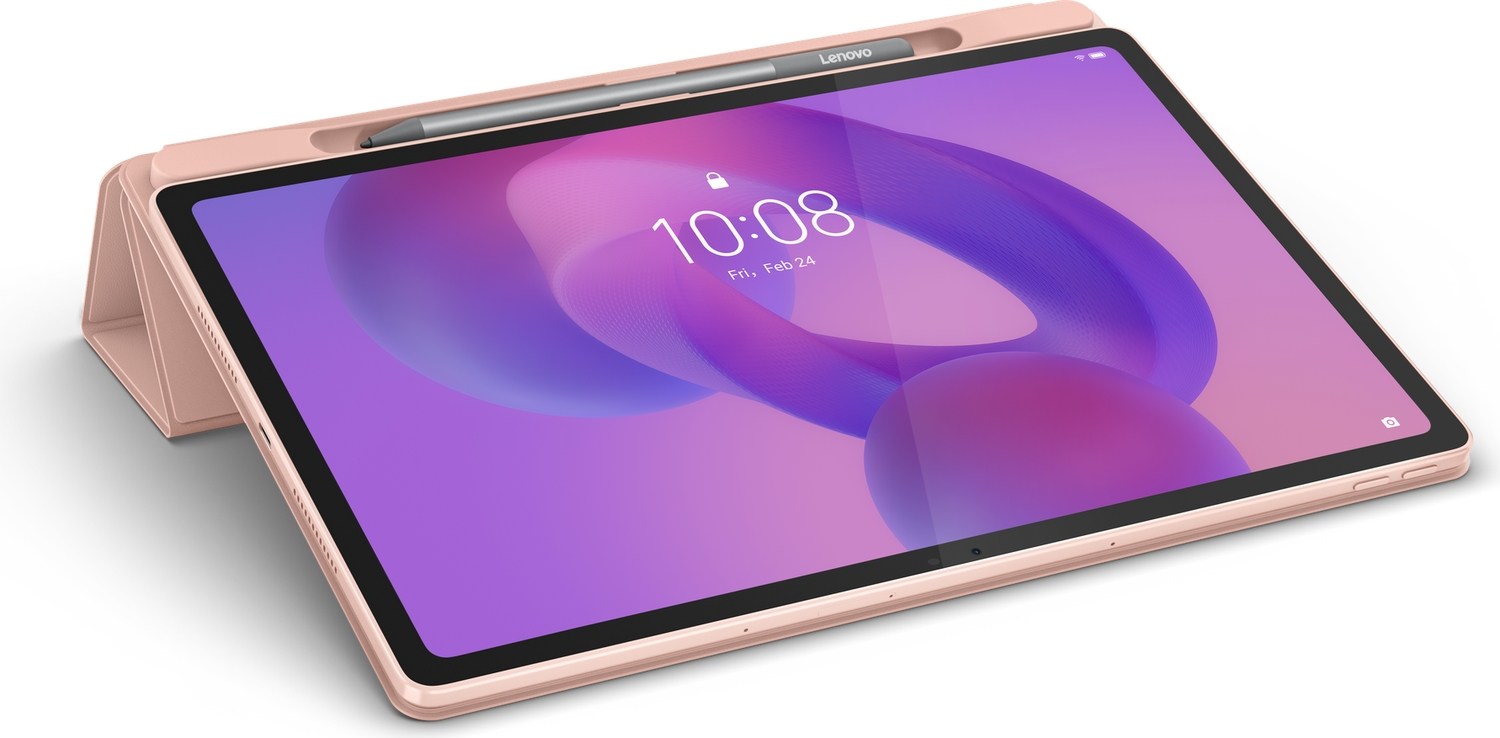 Lenovo Idea Tab Plus + Tab K12 (Zag7, Zagf, Zagg, Zagj - TB361FU, TB361ZU) Uyumlu Folio Case Tablet Kılıfı Sand Rose - ZG38C07433