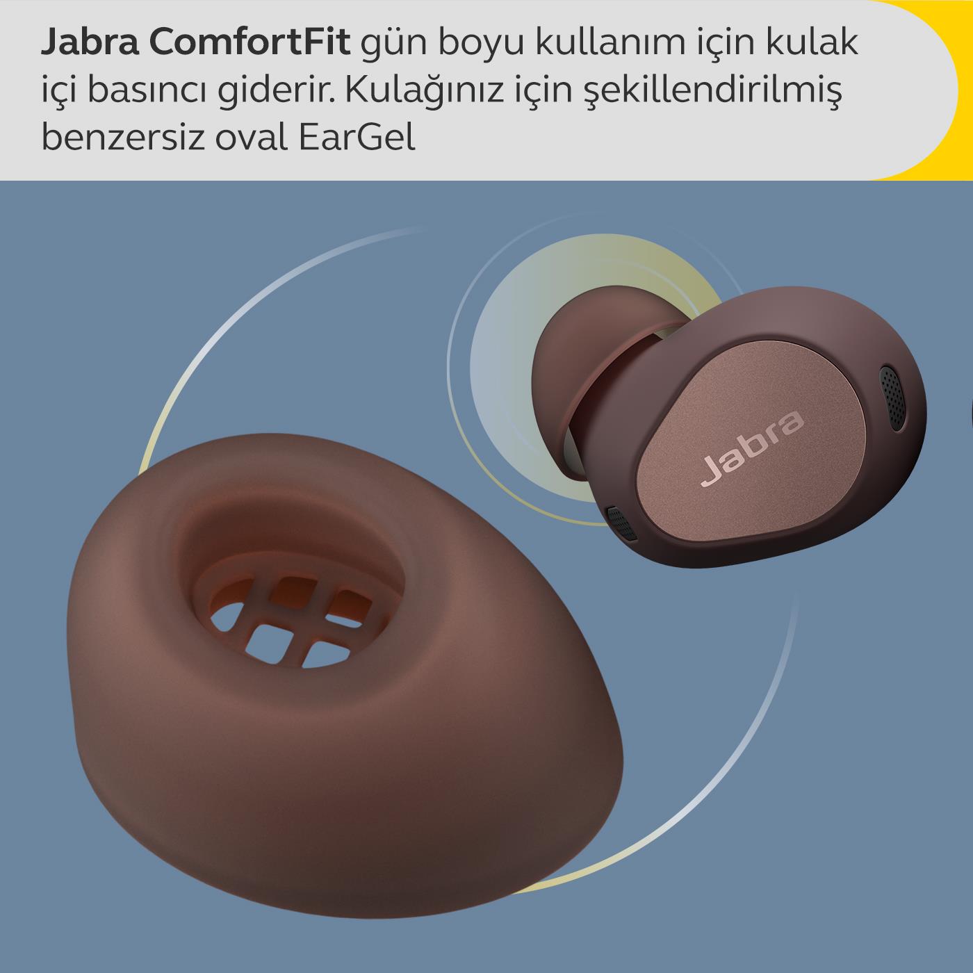 Jabra Elite 10  Comfortfit Bluetooth Kulaklık - Kakao