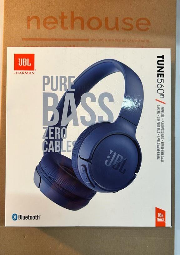 OUTLET JBL Tune 560BT Wireless Kulaklık, CT OE - Mavi