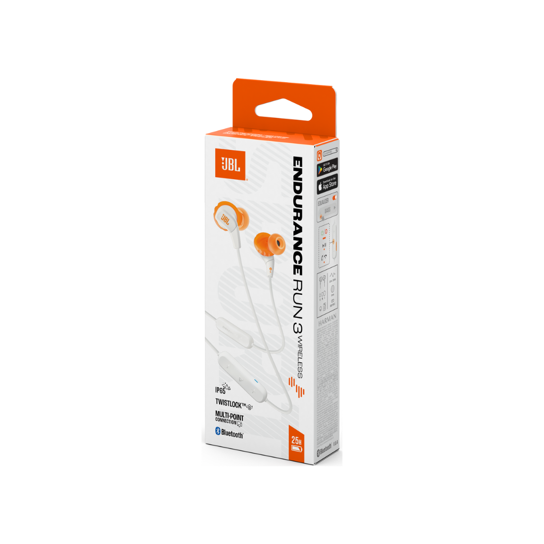 JBL Endurance RUN3 Bluetooth Kulaklık, Beyaz