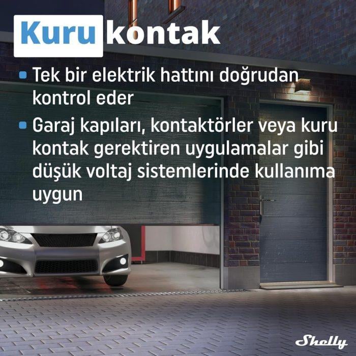 Shelly Plus 1 Wi-Fi ve Bluetooth Akıllı Röle