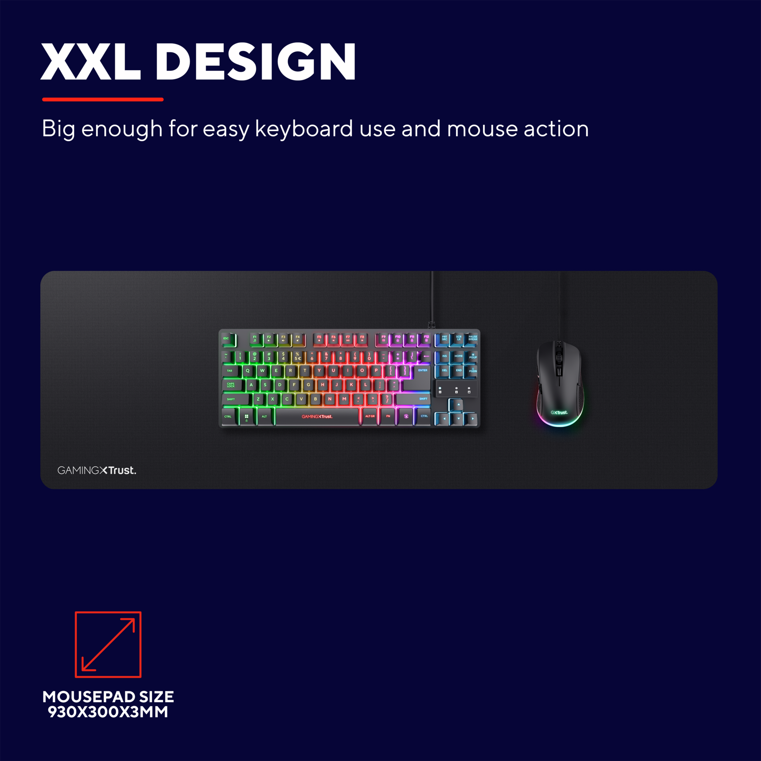 Trust 21569 GXT758 Mousepad XXL