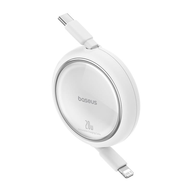 Baseus Free2Pull 20W USB-C to Lightning Kablo, Beyaz