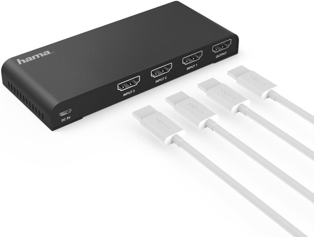 Hama 4k-HDMI switch 3x1