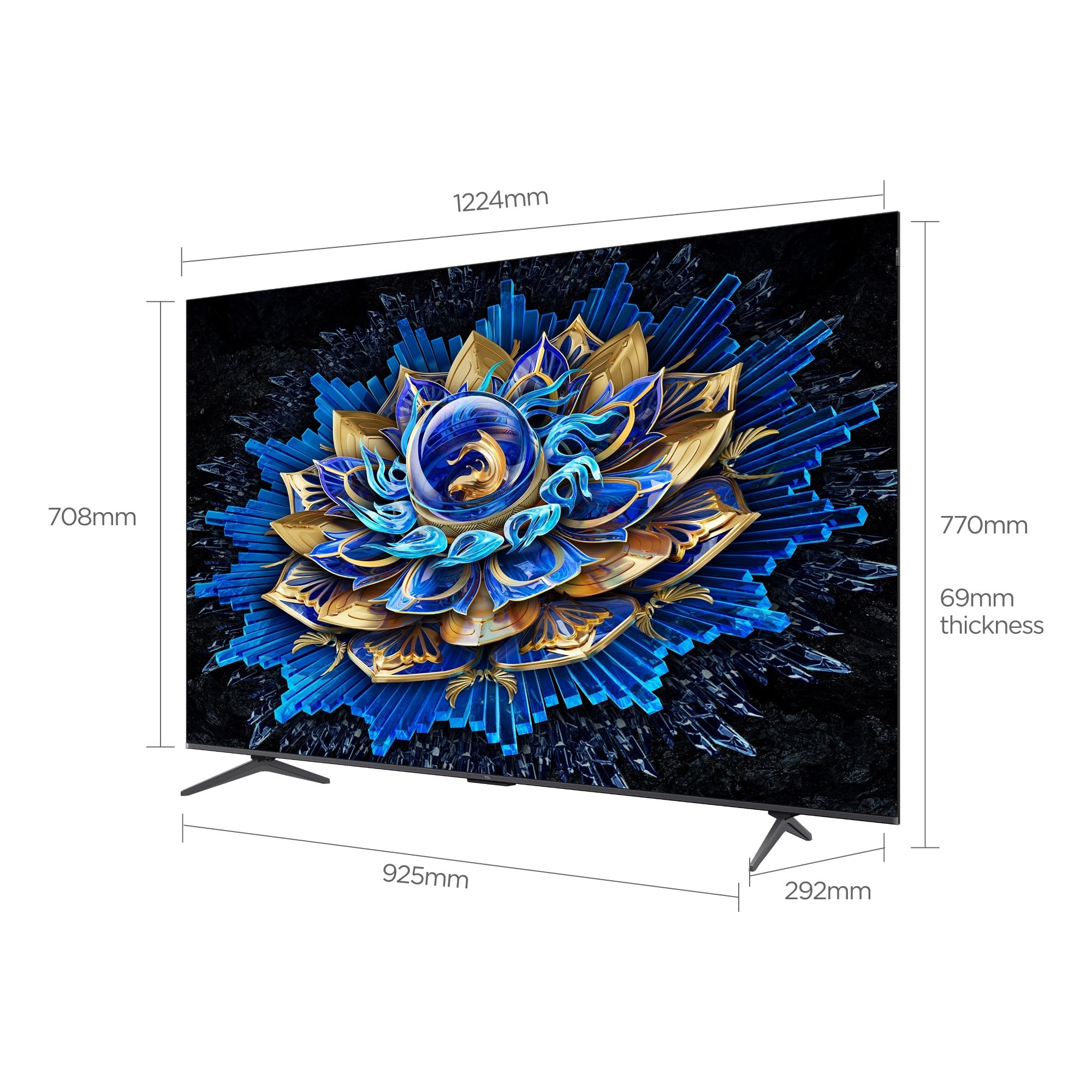 TCL 55T8D 55INC 4K PREMIUM QLED GTV