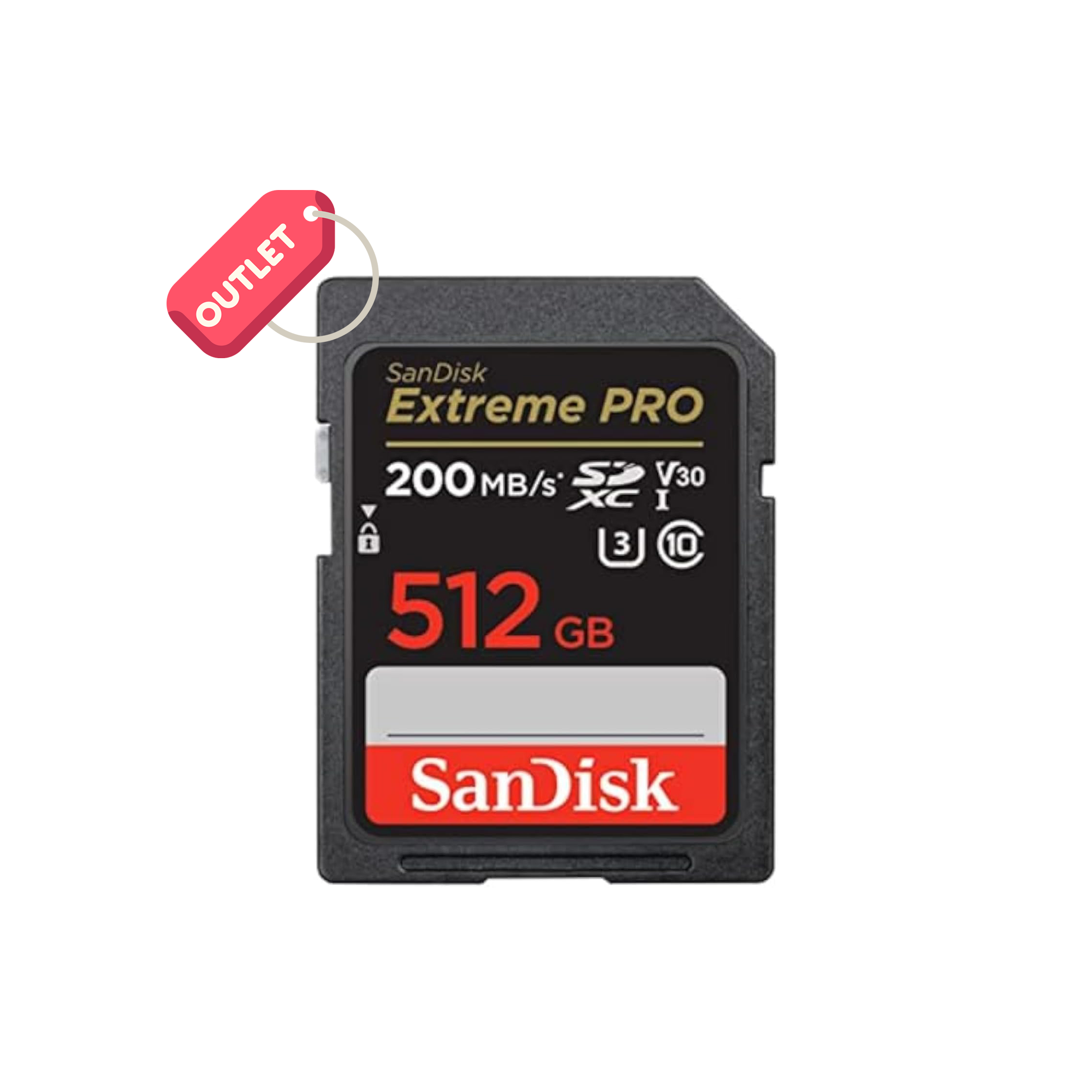 OUTLET SanDisk Extreme PRO SDXC UHS-I hafıza kartı 512GB