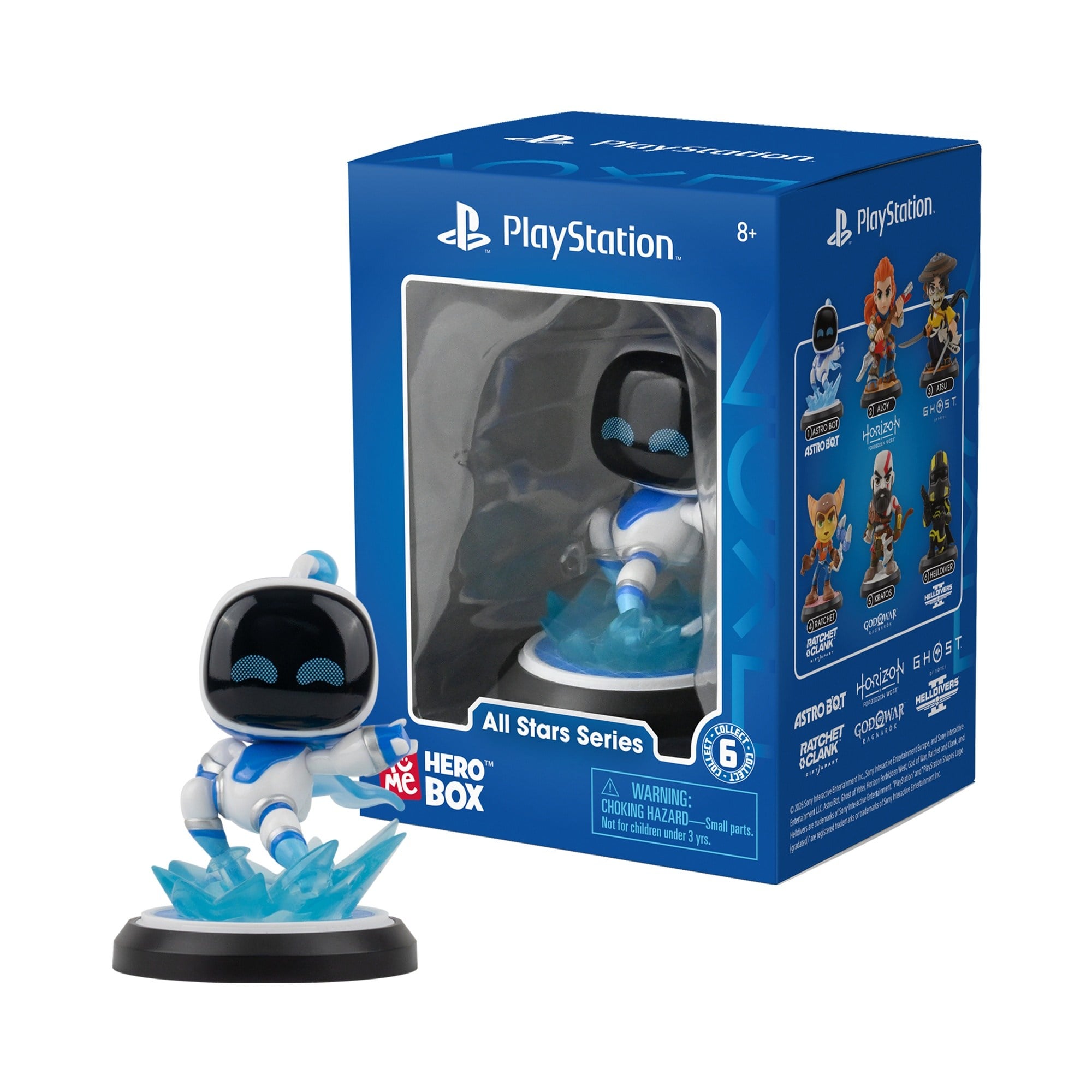 Yume Sony PlayStation Hero Box Window Box All Stars Series Astrobot