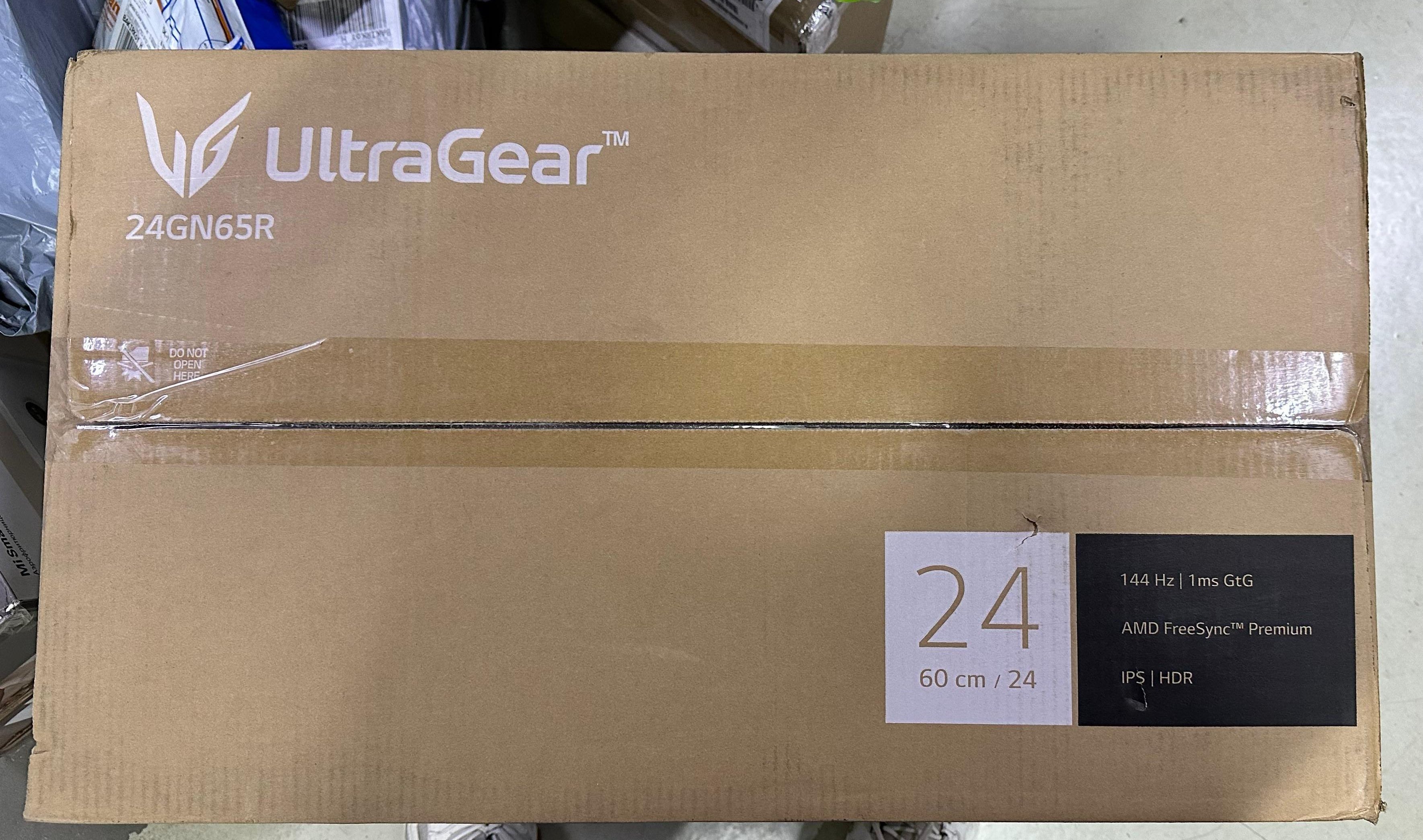 OUTLET LG UltraGear 24GN65R-B 23.8'' 1MS 144 HZ (HDMI+Display) AMD FreeSync™ IPS FHD Gaming Monitör