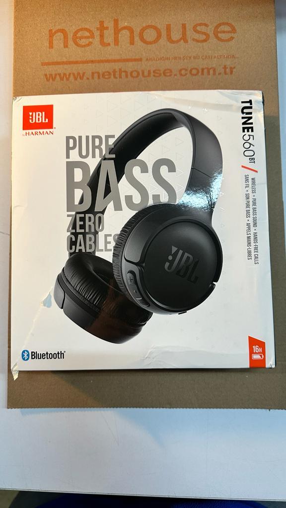 OUTLET JBL Tune 560BT Wireless Kulaklık, CT OE  - Siyah