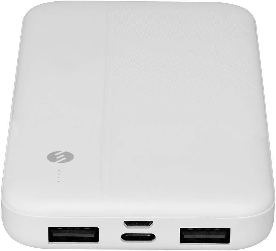 S-link Ip-G10N 10000Mah Micro+Type C Girişli Powerbank Beyaz Taşınabilir Pil Şarj Cihazı