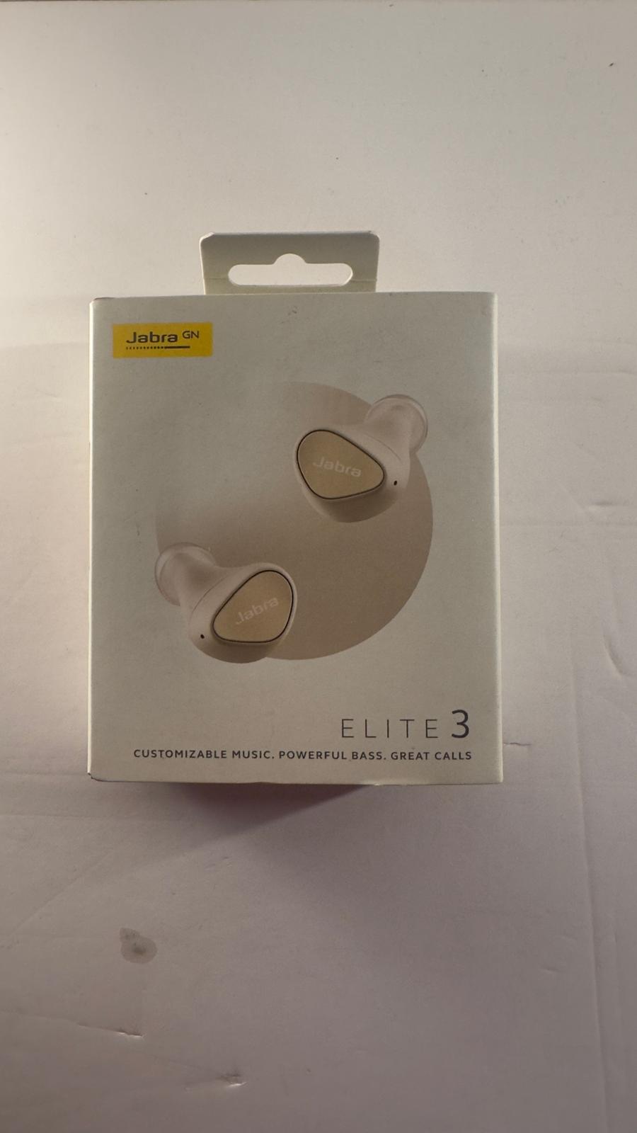 OUTLET Jabra Elite 3 Kulakiçi Kablosuz Bluetooth Kulaklık - Altın Bej