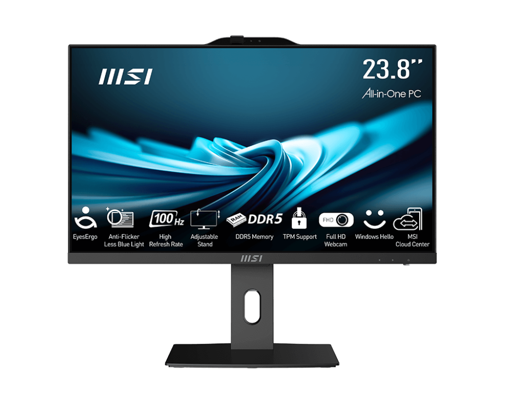 MSI PRO AP242P 14M-887XTR 23.8 FHD 16:9 (1920X1080) I5-14400 16GB DDR5 512GB SSD FDOS SİYAH AIO PC