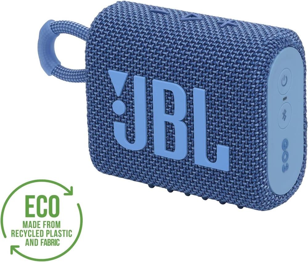 JBL GO 3 Eco Bluetooth Hoparlör, IP67 Mavi
