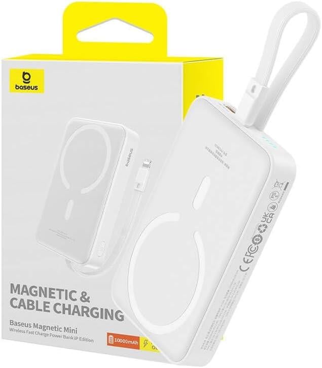 Baseus Magsafe Mini Wireless Powerbank 10.000 mAh 20W - Beyaz