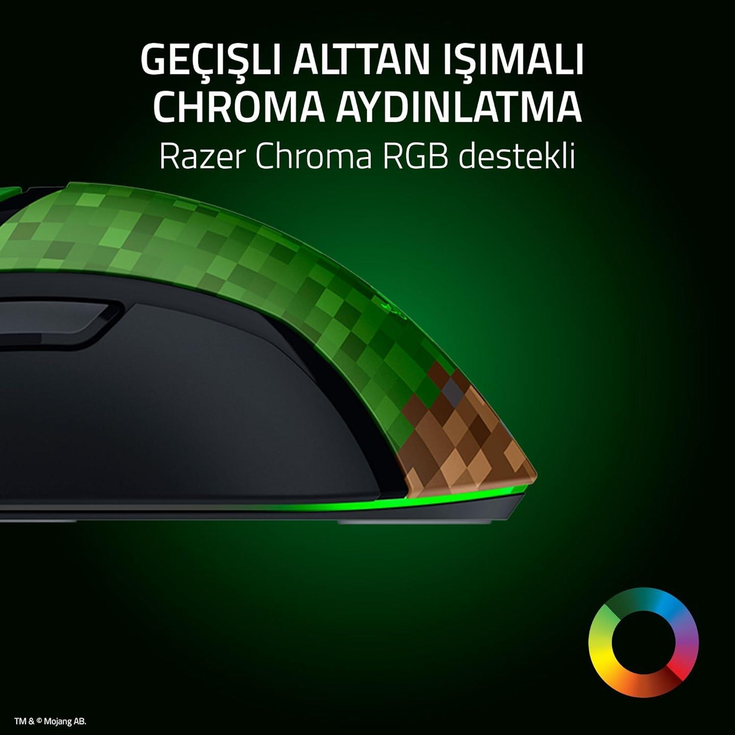 Razer Cobra Kablolu Mouse Minecraft Edition RZ01-04650200-R3M1