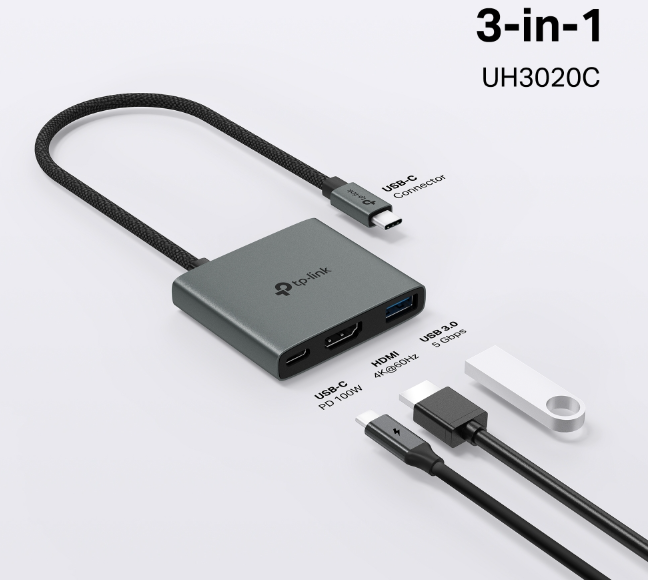TP-Link UH3020C Laptop Docking Station