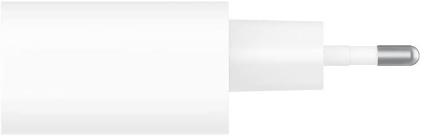 Belkin 25W USB-C PD PPS Şarj Adaptörü, Hızlı Şarj Özellikli - Beyaz