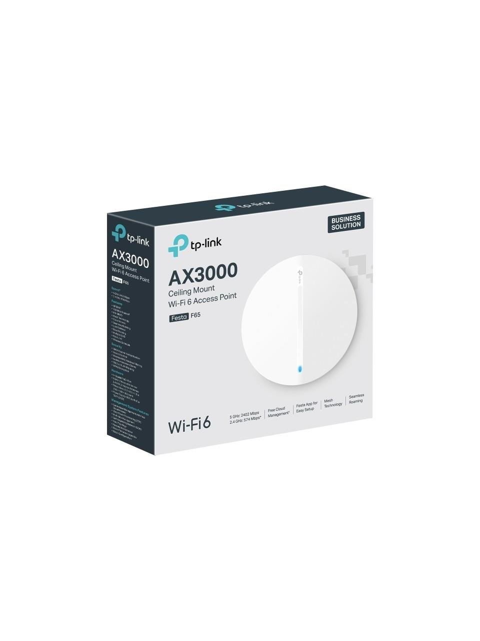 Tp-Link Festa F65 AX3000 WiFi 6 Tavana Monte Access Point