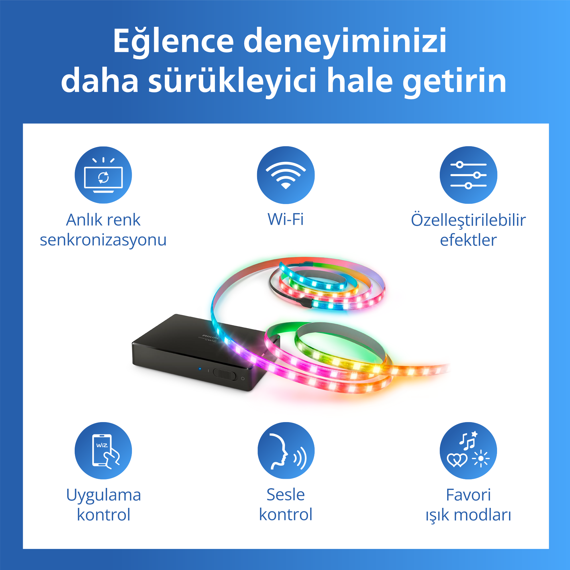 Philips Smart Lighting HDMI 2.0 Sync Box Kiti (55